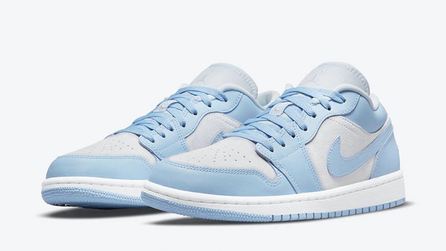 AIR JORDAN 1 LOW UNIVERSITY BLUE WOMENS - Image 9