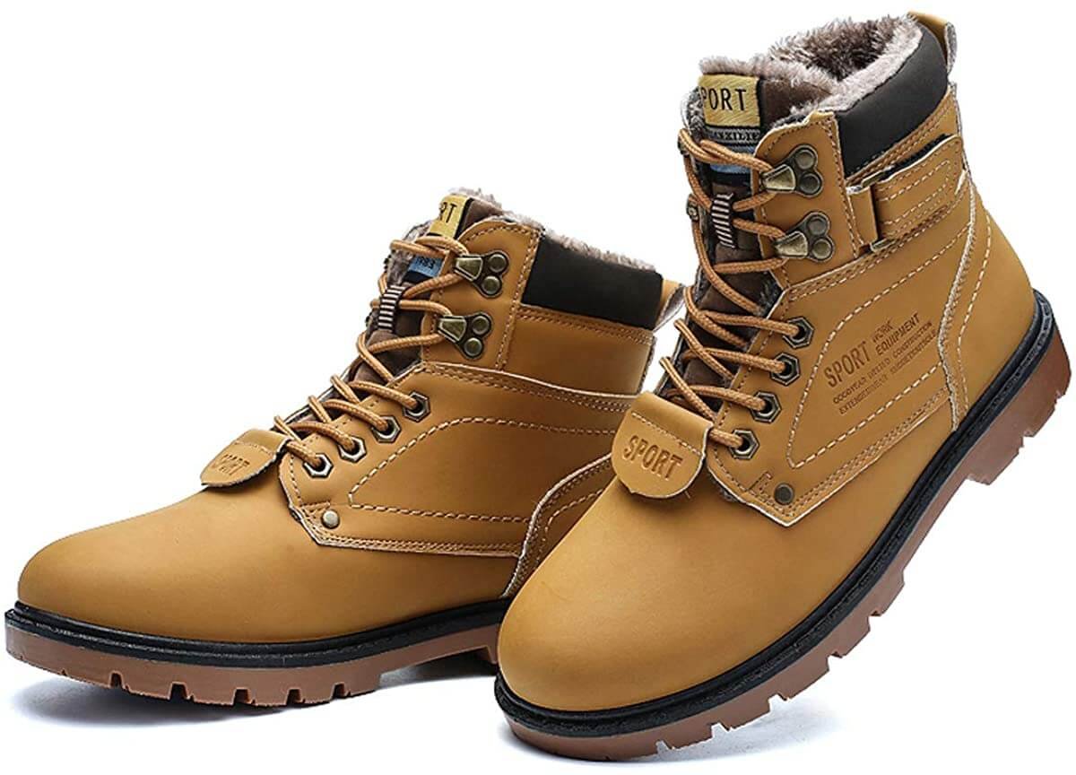 Fur Mens Winter Desert Boots - Image 5