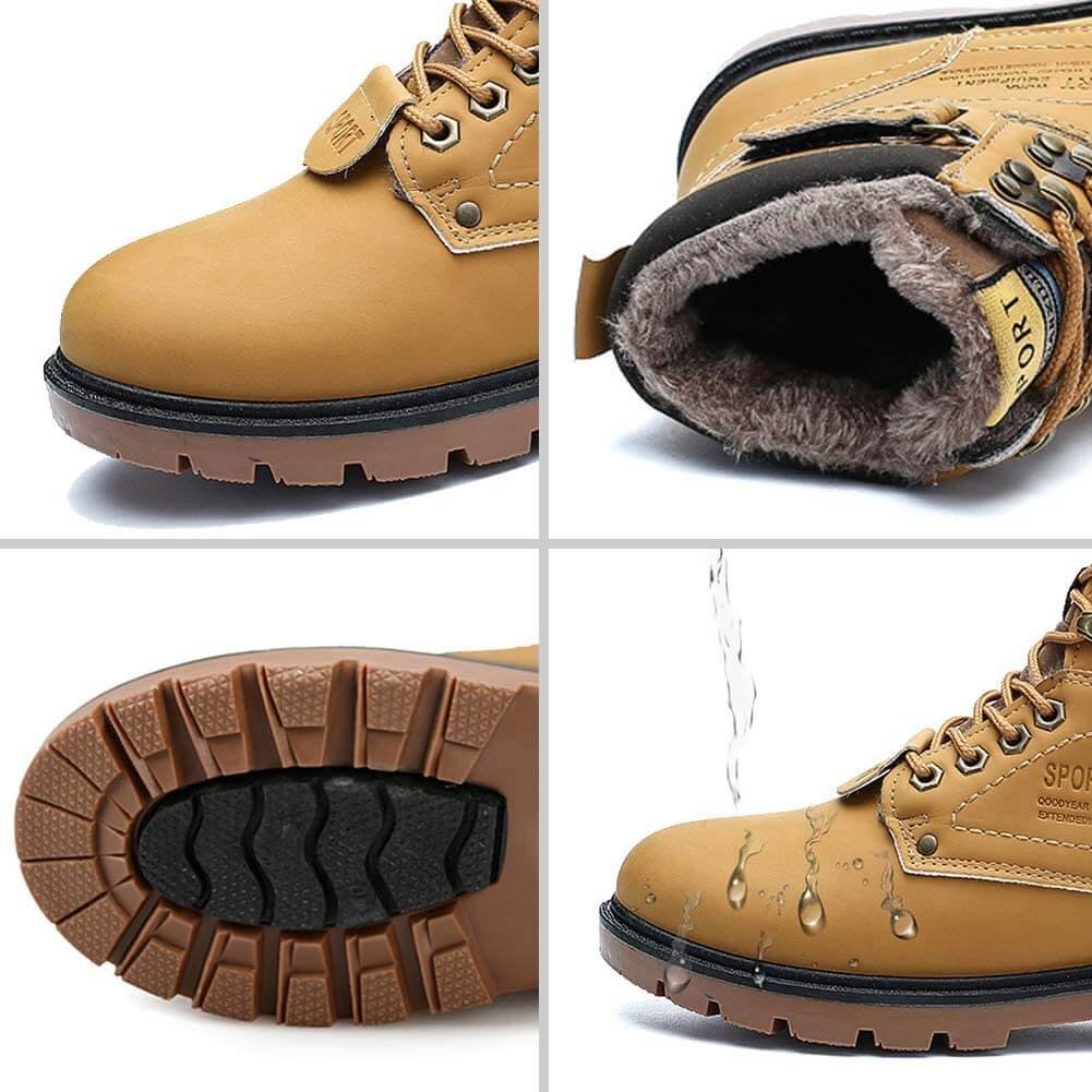 Fur Mens Winter Desert Boots - Image 6