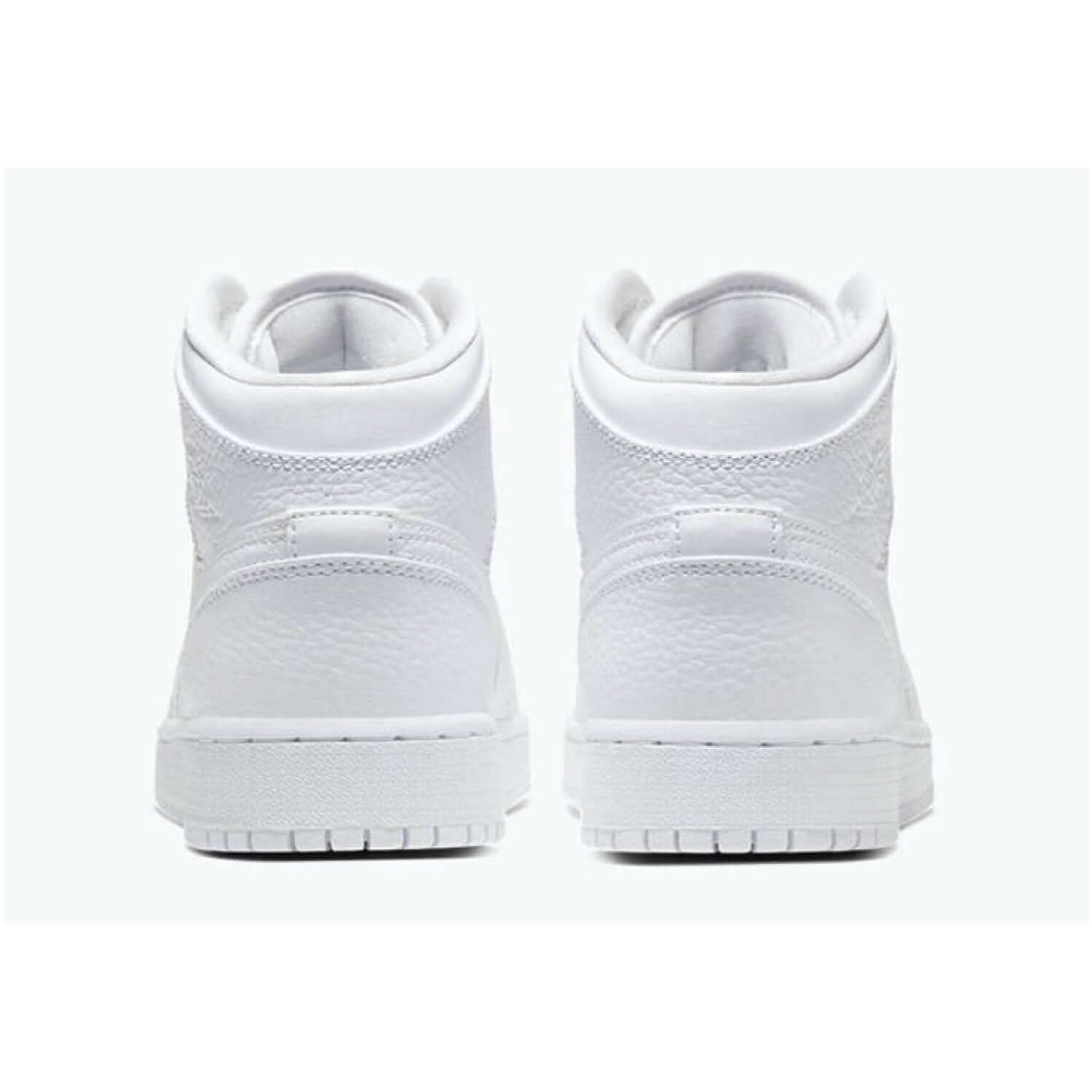 Air Jordan 1 Retro Mid GS 'Triple White' - Image 5
