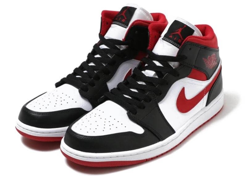 Air Jordan 1 Mid Gym Red Black - Image 4