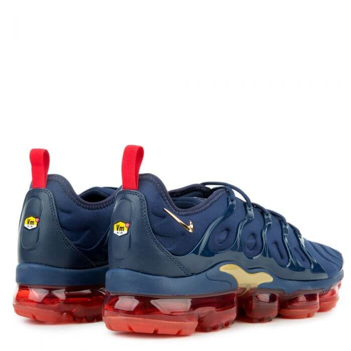 Air Vapormax Plus 'Midnight Navy/Metallic Gold-black' - Image 3