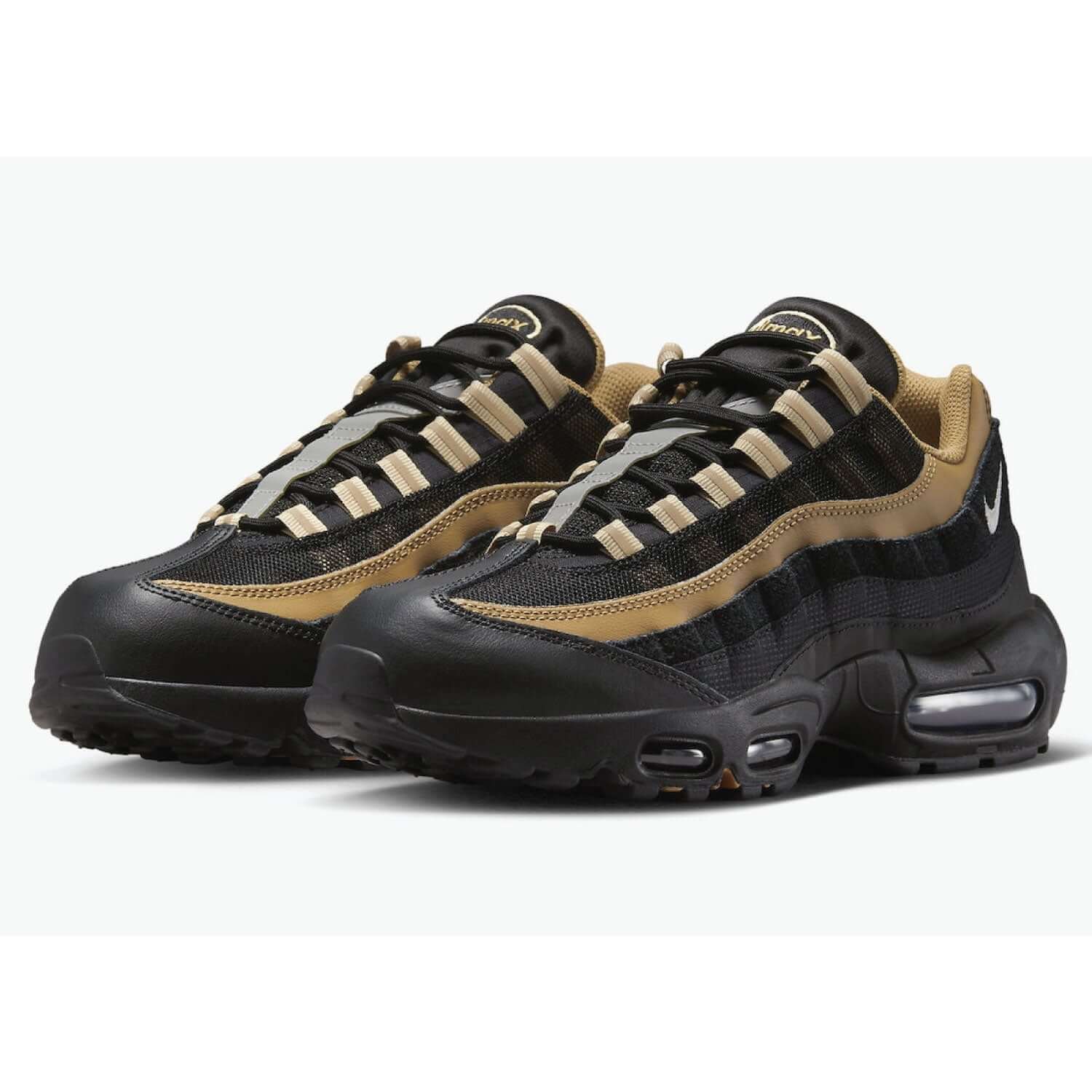 Air Max 95 Recraft GS 'Black Elemental Gold' - Image 4