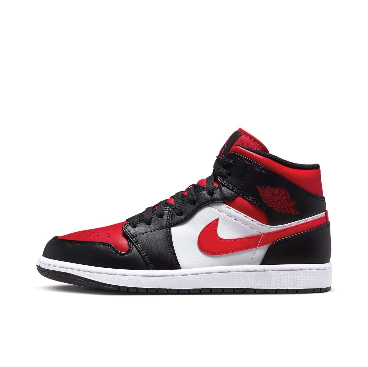 Air Jordan 1 Mid GS 'Bred Toe' - Image 8