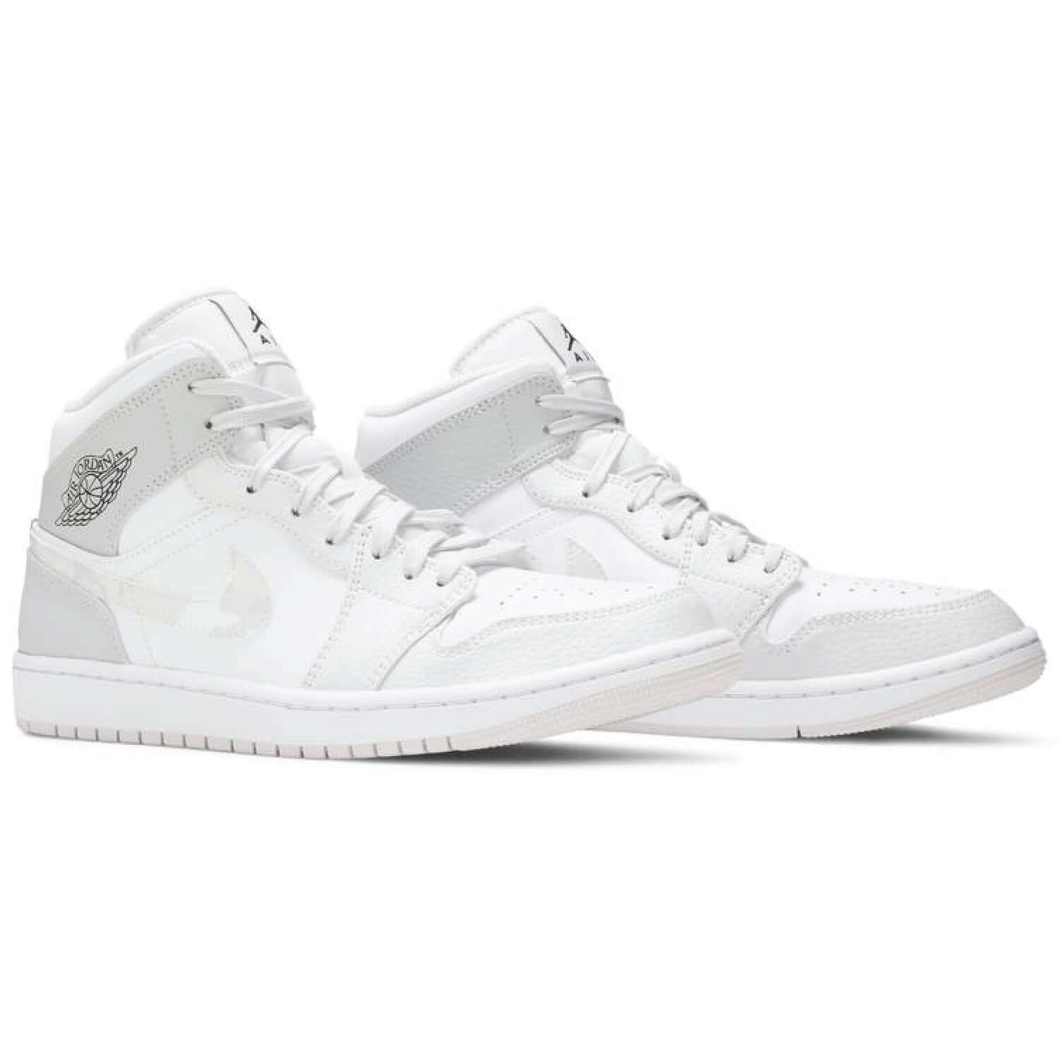 Air Jordan 1 Mid Grey Camo - Image 7