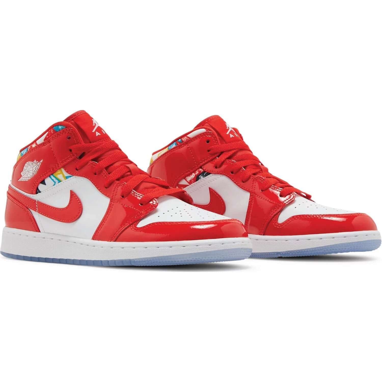 Air Jordan 1 Mid GS 'Barcelona Sweater' - Image 5
