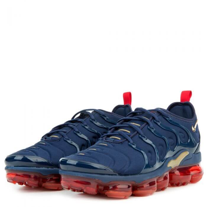 Air Vapormax Plus 'Midnight Navy/Metallic Gold-black' - Image 4
