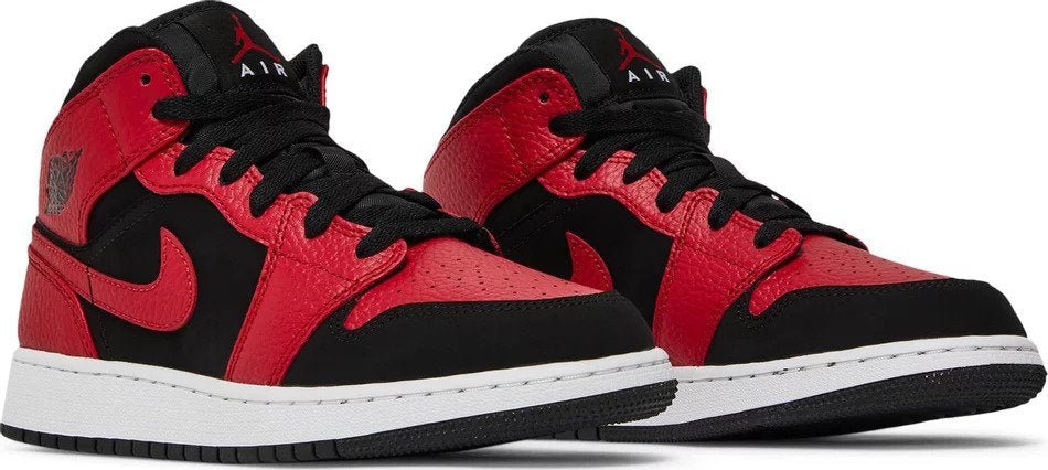 Air Jordan 1 Mid GS 'Black Gym Red' - Image 3